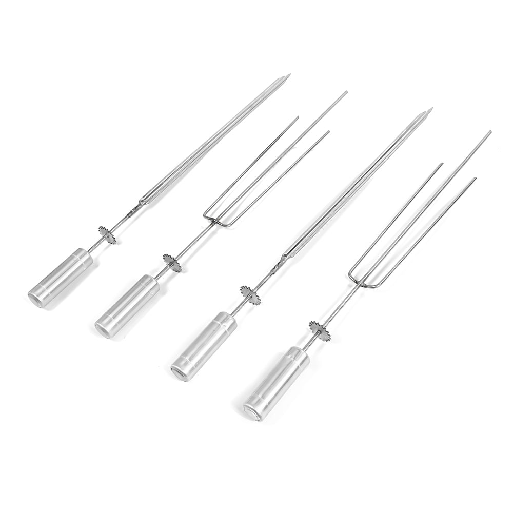 Churrasqueira Grill Elevatória 4 Espetos Com Grelha Auxiliar Inox