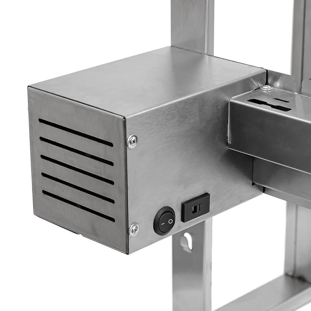 Churrasqueira Grill Elevatória 4 Espetos Com Grelha Auxiliar Inox