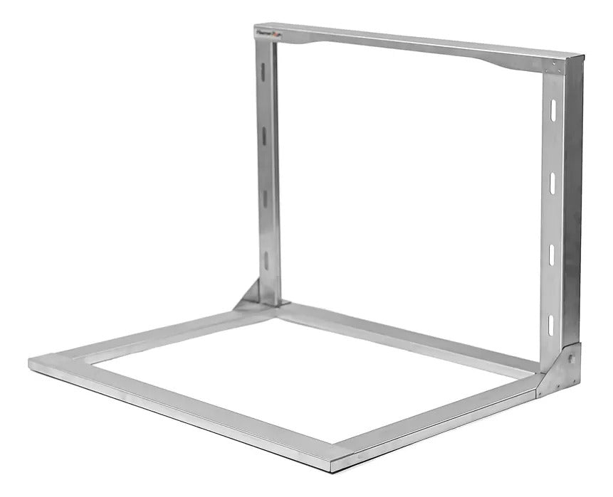 Churrasqueira Inox Suporte De Fundo Suspenso Flutuante 60x50